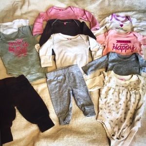 11 piece Newborn lot